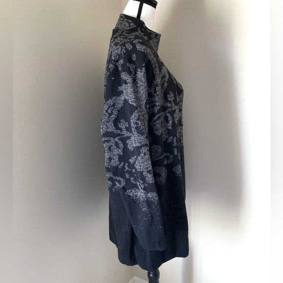 Chico’s Jacquard Ombre Scroll Print Tank and Cardigan Set Size L - Picture 11 of 16